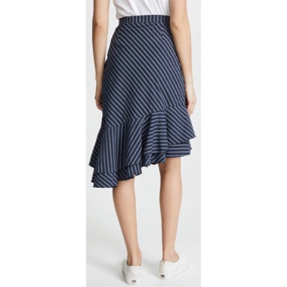 🍭🆕 Joie ღ Menswear Inspo ღ Yenene Skirt  ღ Navy - Picture 4 of 8